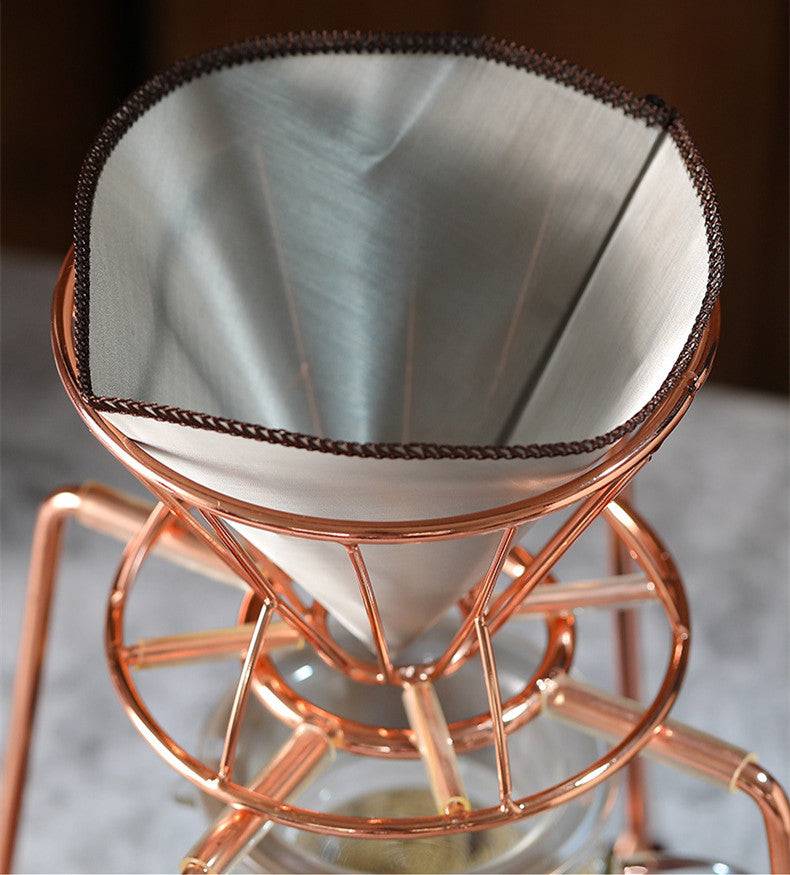 Cold Coffee Pour Over Stainless Steel Kit