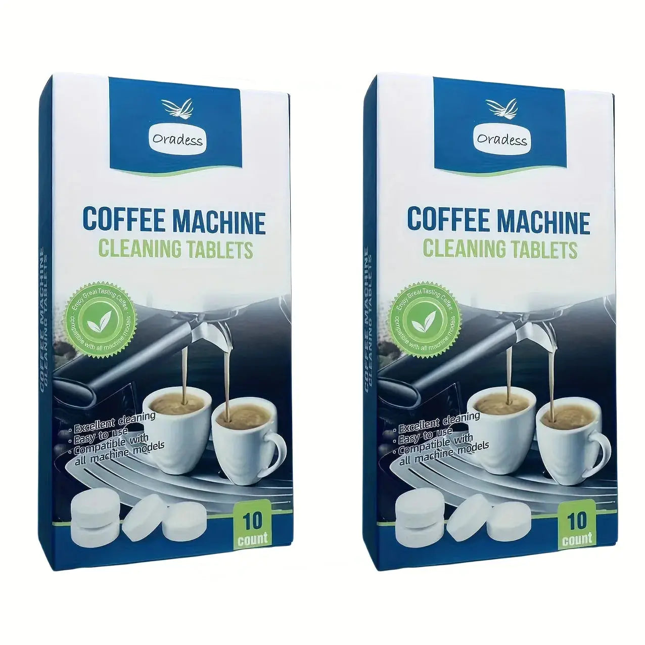 Coffee Machine Cleaning Tablets – Descaler for Espresso & Automatic Machines
