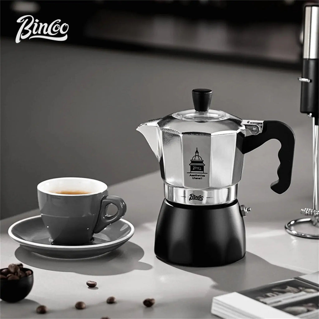 Espresso Extraction Coffee Maker, Dual Valve Moka Pot