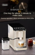 Fully Automatic Coffee Maker with Grinder & Milk Frother – 20 Bar | 1.5L Tank